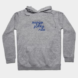 mango sticky rice - Thai blue - Flag color Hoodie